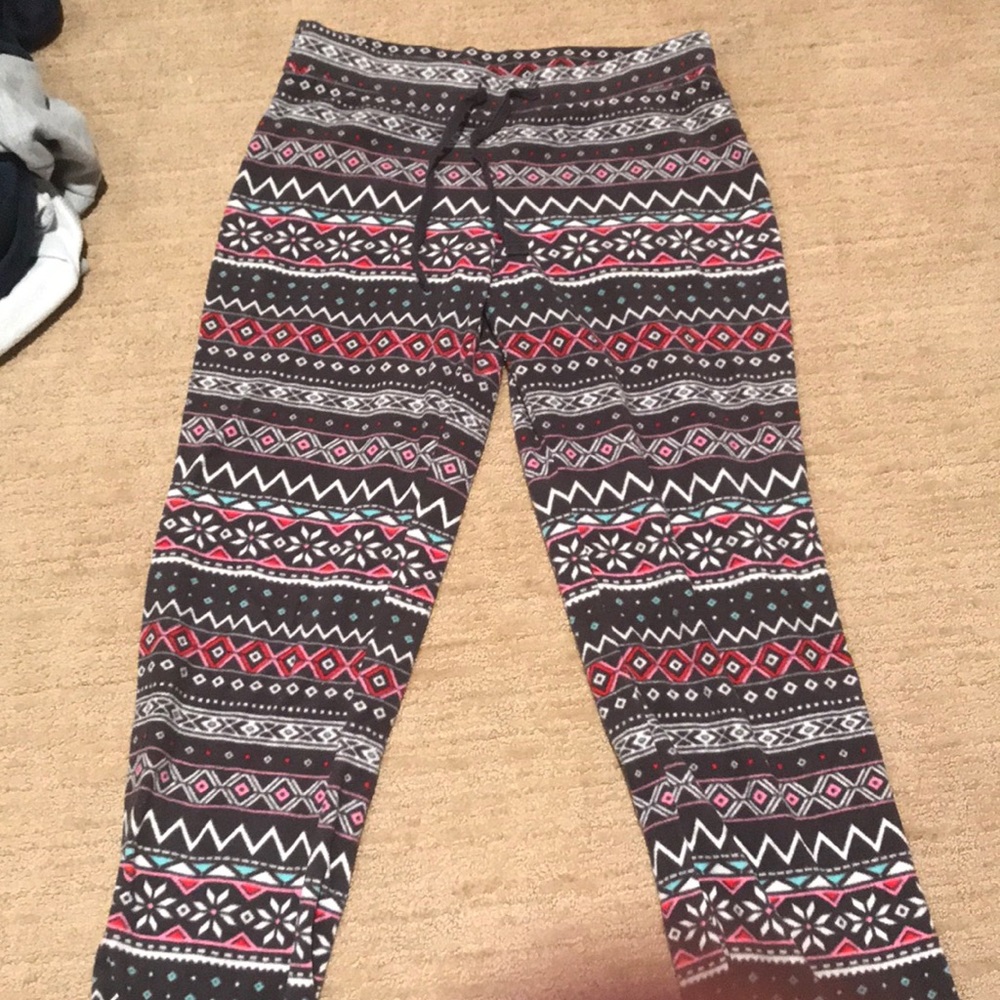Softest old navy PJ pants with Aztec pattern